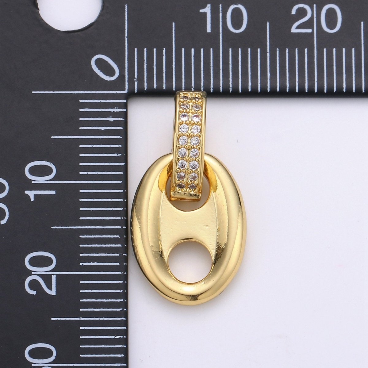24k Gold plated Soda Tab Charm for Necklace Pendant Beer Tab Can Tab Jewelry Making Supply J-002 J-003