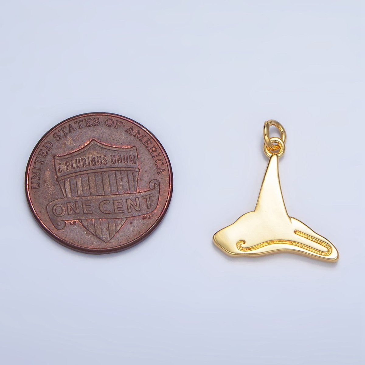 24K Gold plated Witch Hat Holiday Charm in Gold & Silver | W015