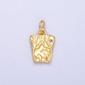 24K Gold plated Wooden Cabin House in Forest Charm in Gold & Silver | N009 