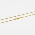 24K Gold Plated 19.7 inches 1.5mm Omega Necklace w/ Lobster Clasps | CN-997 Clearance Pricing - DLUXCA