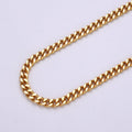 24K White Gold Plated Unfinished Chain Gold Cuban CURB Chain by Yard, Wholesale Bulk Roll Chain For Jewelry Making | ROLL-499, ROLL-500 Clearance Pricing