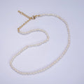 3mm Natural White Baroque Freshwater Pearl 14.5 Inch Choker Necklace | WA-1990 Clearance Pricing - DLUXCA