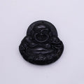 45mm Black Onyx Natural Gemstone Buddha Religious | AH357 - DLUXCA