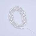 4mm Round White, Purple, Pink Shell Pearl Strand | WA - 2987 ~ WA - 3011 - DLUXCA