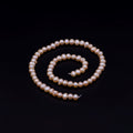 5.5-6.7mm AAA Small Nugget Pearl Beads, Champagne Pink Freshwater Pearl Beads, Loose Pearl, Pearl Strand, Seed Pearl, Natural Pearl, Luster Pearl Jewelry | WA-583 Clearance Pricing - DLUXCA