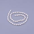 5.5mm Baroque Oval Freshwater Pearl 50 Pieces/Strand Jewelry Making Findings Supply | WA-1672 Clearance Pricing - DLUXCA
