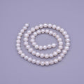 6.2mm AAA Natural White Round Freshwater Pearls 65pcs Full Strand | WA-1319 Clearance Pricing - DLUXCA