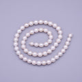 6.4mm AAA Natural White Round Freshwater Pearl Beads 56pcs Full Strand | WA-1327 Clearance Pricing - DLUXCA