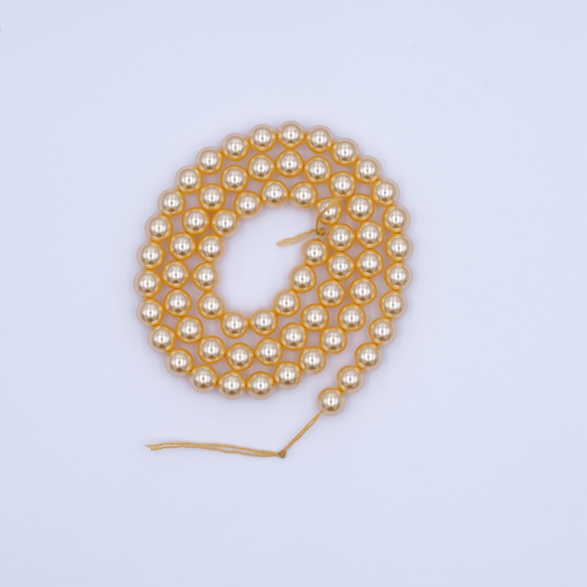 6mm Round White, Purple, Pink Shell Pearl Strand | WA - 2989 - WA - 3014 