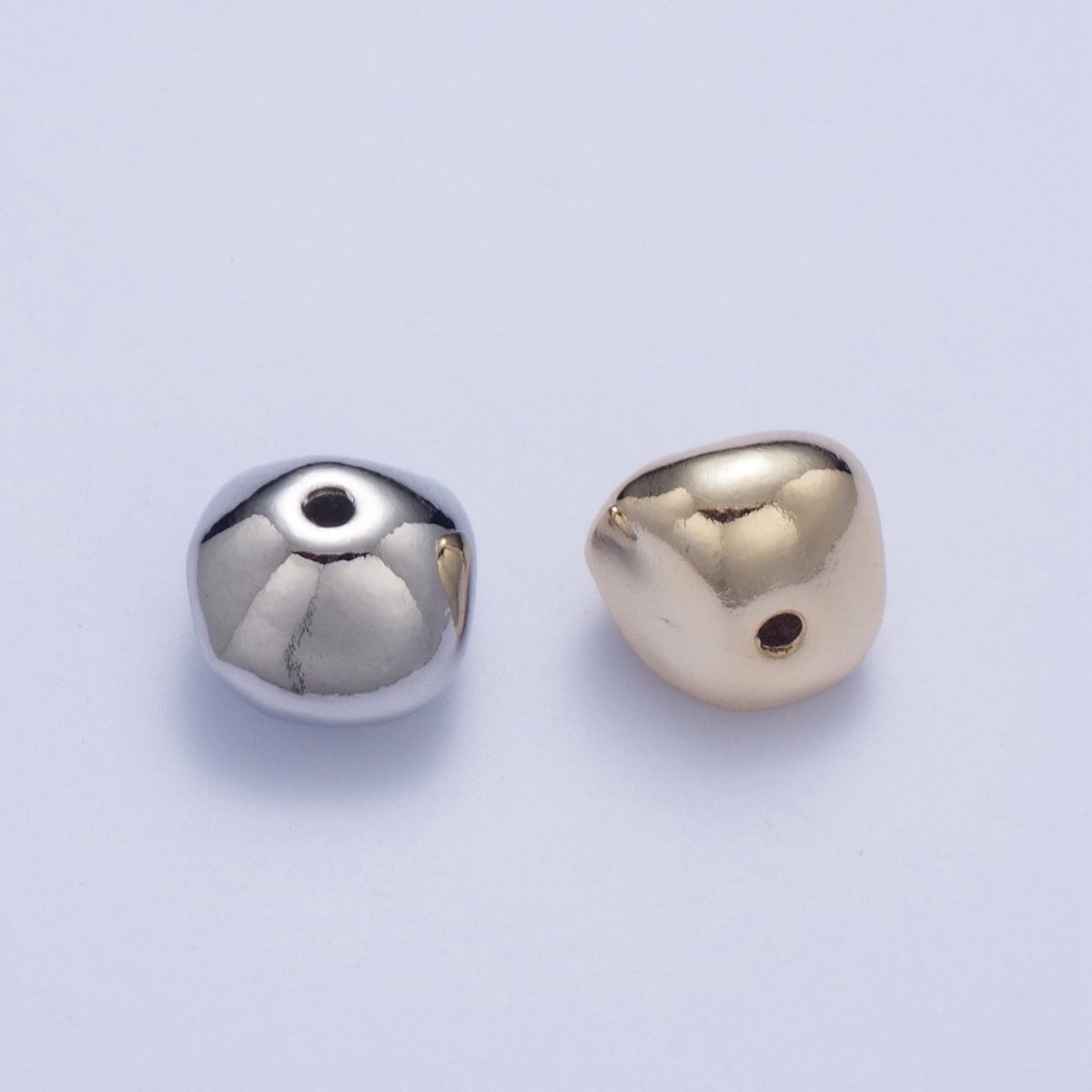 7.4mmx9.4mm Geometric Abstract Spacer Beads Findings For DIY Jewelry Making | W-926 W-927
