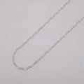 925 Sterling Silver Chain by the Yard- 1.7mm Cable Chain - Thin Delicate Silver Chain Wholesale Chain for Jewelry Making ROLL-1481 - DLUXCA