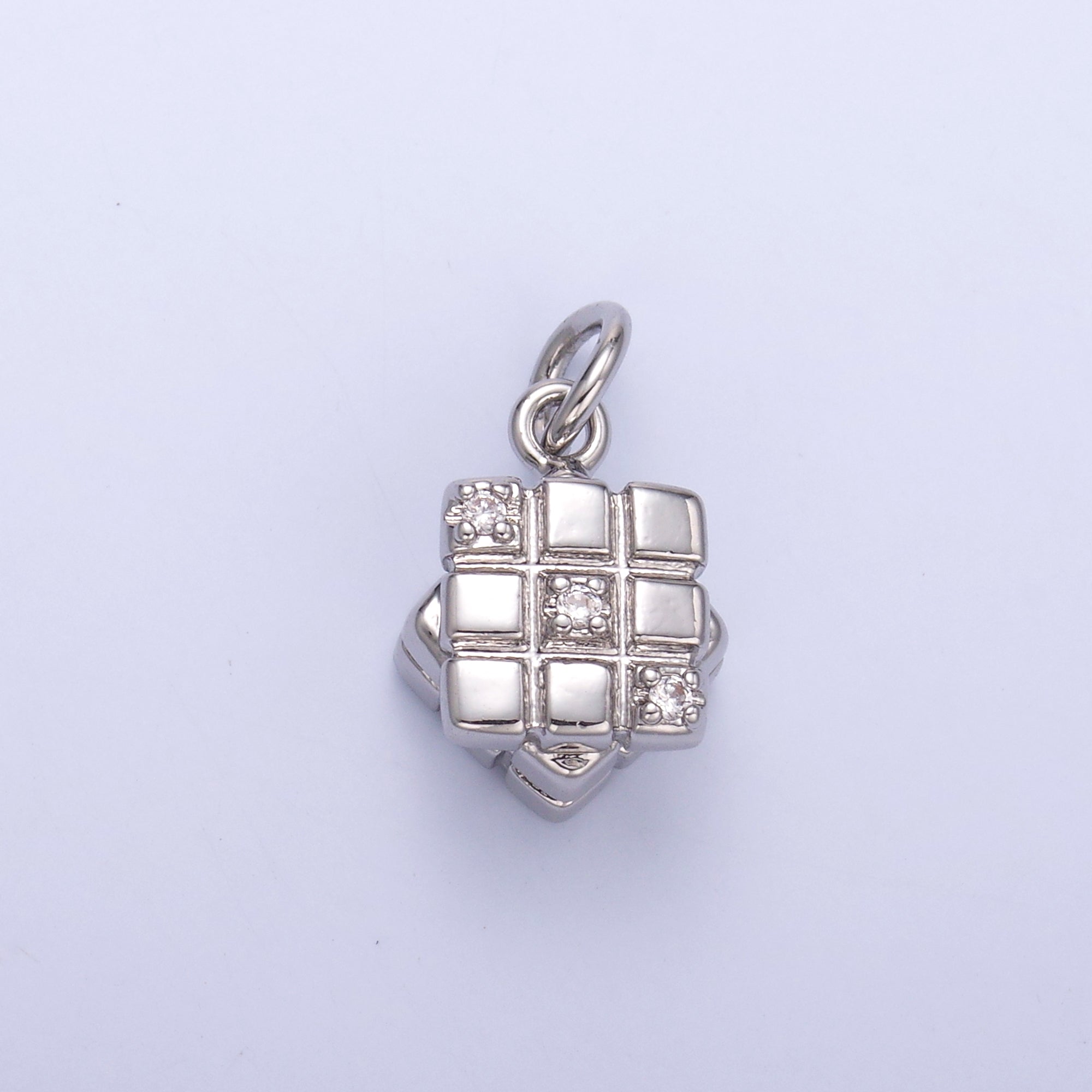 24k Gold plated Cubic Charm Games Rubrik Inspired Jewelry N-011