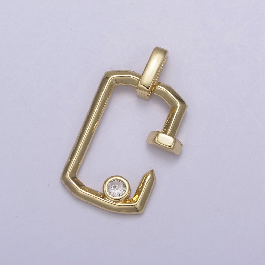 14k Gold plated Nail Tools Charm Pendant for Necklace Jewelry Making Supply N-905 N-906