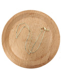 14K Gold plated 1.8mm Minimalist Curb Chain 17.5 Inch Necklace | WA-01746