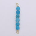 beads Connector for Necklace Bracelet Earring jewelry supplies Component in 14k Gold plated wire Finding Natural Stone Beads F-530 - F-542