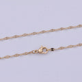 Cable Chain 18k Gold Plated Chain Necklace, Stacked Layer Gold Chain Necklace for Woman | WA-766 Clearance Pricing