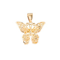 Clearance Dainty Gold plated Butterfly Pendants Monarch Charm H-176 - DLUXCA
