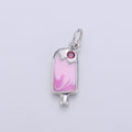 Colorful Ice Cream Charms Enamel Gold Plated for Bracelet Necklace Earring Component Summer Jewelry D-258 D-259