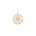 Dainty 18k Gold plated North Star Charm Starry Twinkle Starburst Coin Pendant for Layer Necklace Earring Bracelet Jewelry Making Supplies C-079 - DLUXCA
