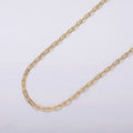 Dainty 24k Gold plated 2.2mm Figure Eight Unfinished Chain by Yard in Gold & Silver | ROLL-1041, ROLL-1114 Clearance Pricing