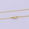 Dainty 24K Gold plated Cable Chain Necklace 17.5 inch for Woman Jewelry | WA-806 Clearance Pricing - DLUXCA
