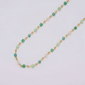 Dainty Gold Cube Beaded Chain for Jewelry Making Gold Satellite Crystal Bead Chain by Yard | ROLL-1390 - DLUXCA