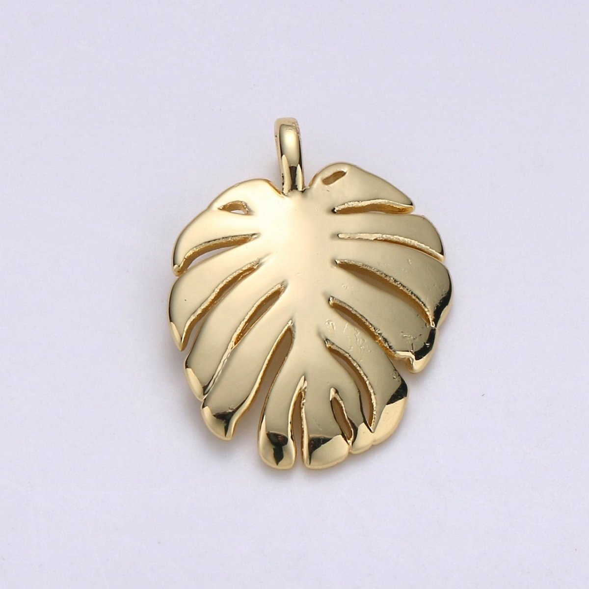 Dainty Gold plated Leaf D-900 - DLUXCA