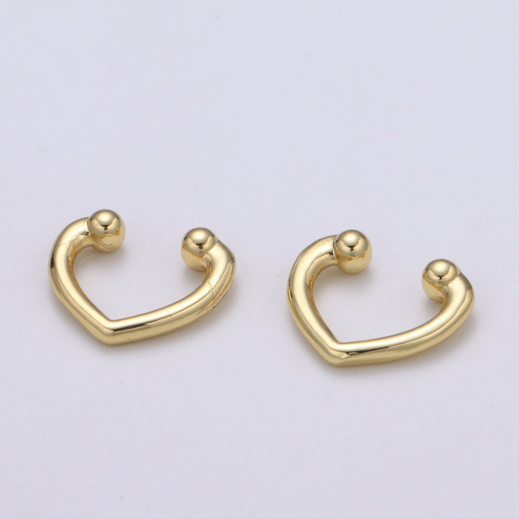 Dainty Gold plated Simple Earcuffs - AI-085 - DLUXCA