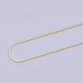Dainty Gold Snake Chain 1 MM Round 17.7" Ready To Wear Chain Wholesale Necklace | WA-752 Clearance Pricing - DLUXCA