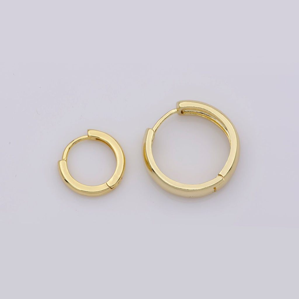 Dainty Hypoallergenic Cartilage Earrings Tiny Hoop Earrings 14K Gold plated Hoop Tiny Hoop Earrings Small Huggie Minimalist Dainty Hoops for Gift idea Q-186 Q-224 Q-494 - DLUXCA