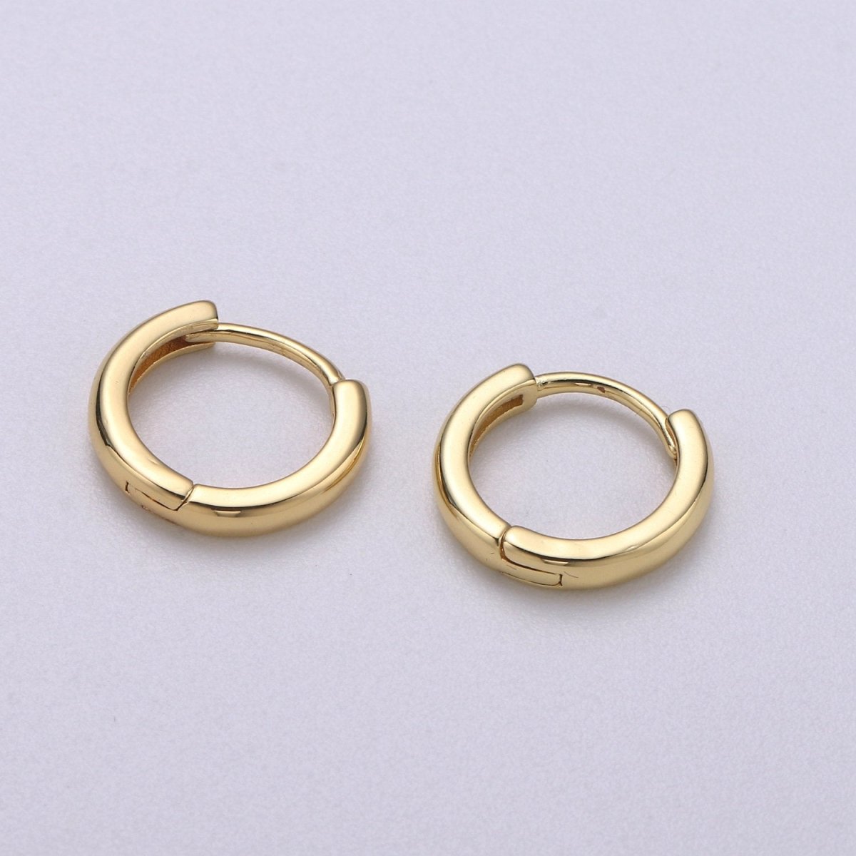 Dainty Hypoallergenic Cartilage Earrings Tiny Hoop Earrings 14K Gold plated Hoop Tiny Hoop Earrings Small Huggie Minimalist Dainty Hoops for Gift idea Q-186 Q-224 Q-494 - DLUXCA