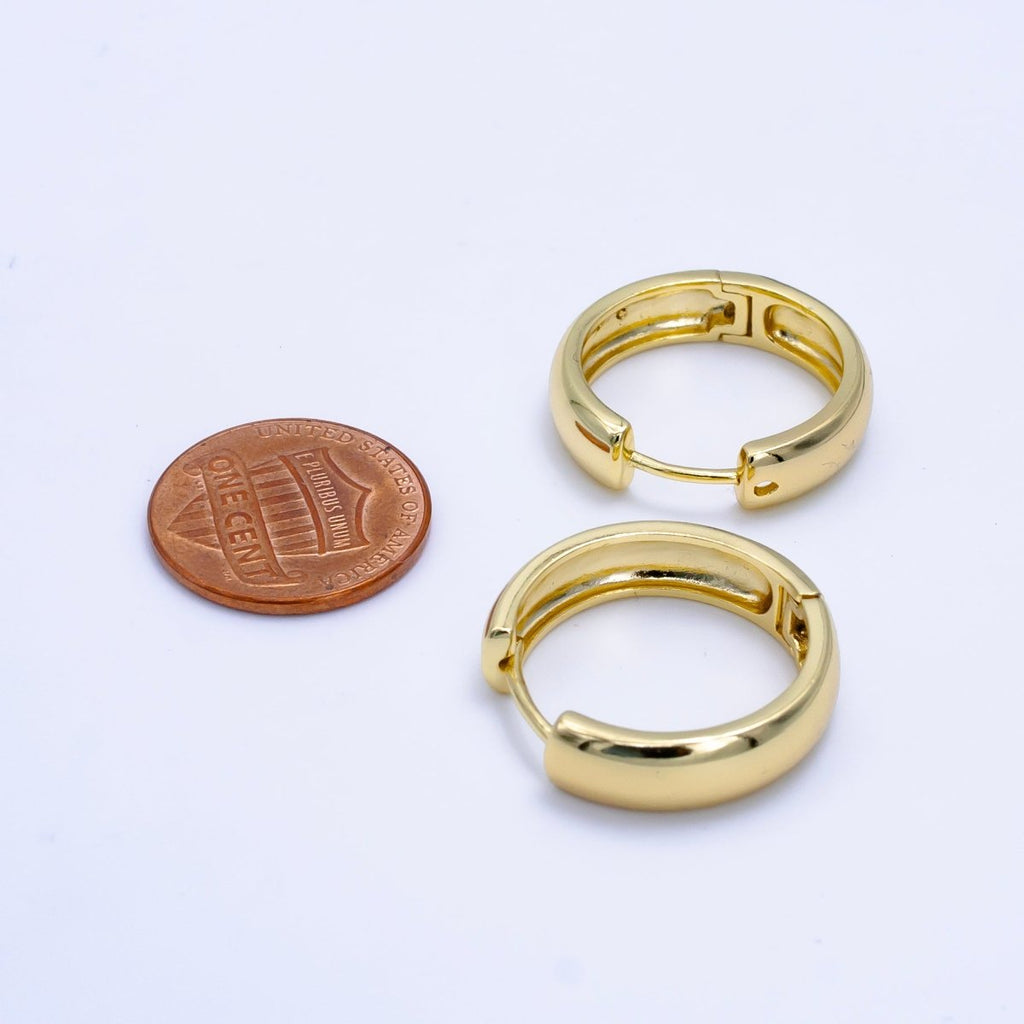 Dainty Hypoallergenic Cartilage Earrings Tiny Hoop Earrings 14K Gold plated Hoop Tiny Hoop Earrings Small Huggie Minimalist Dainty Hoops for Gift idea Q - 186 Q - 224 Q - 494 - DLUXCA