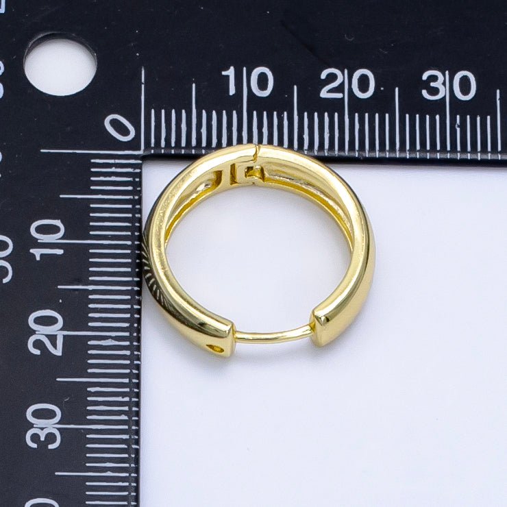 Dainty Hypoallergenic Cartilage Earrings Tiny Hoop Earrings 14K Gold plated Hoop Tiny Hoop Earrings Small Huggie Minimalist Dainty Hoops for Gift idea Q - 186 Q - 224 Q - 494 - DLUXCA
