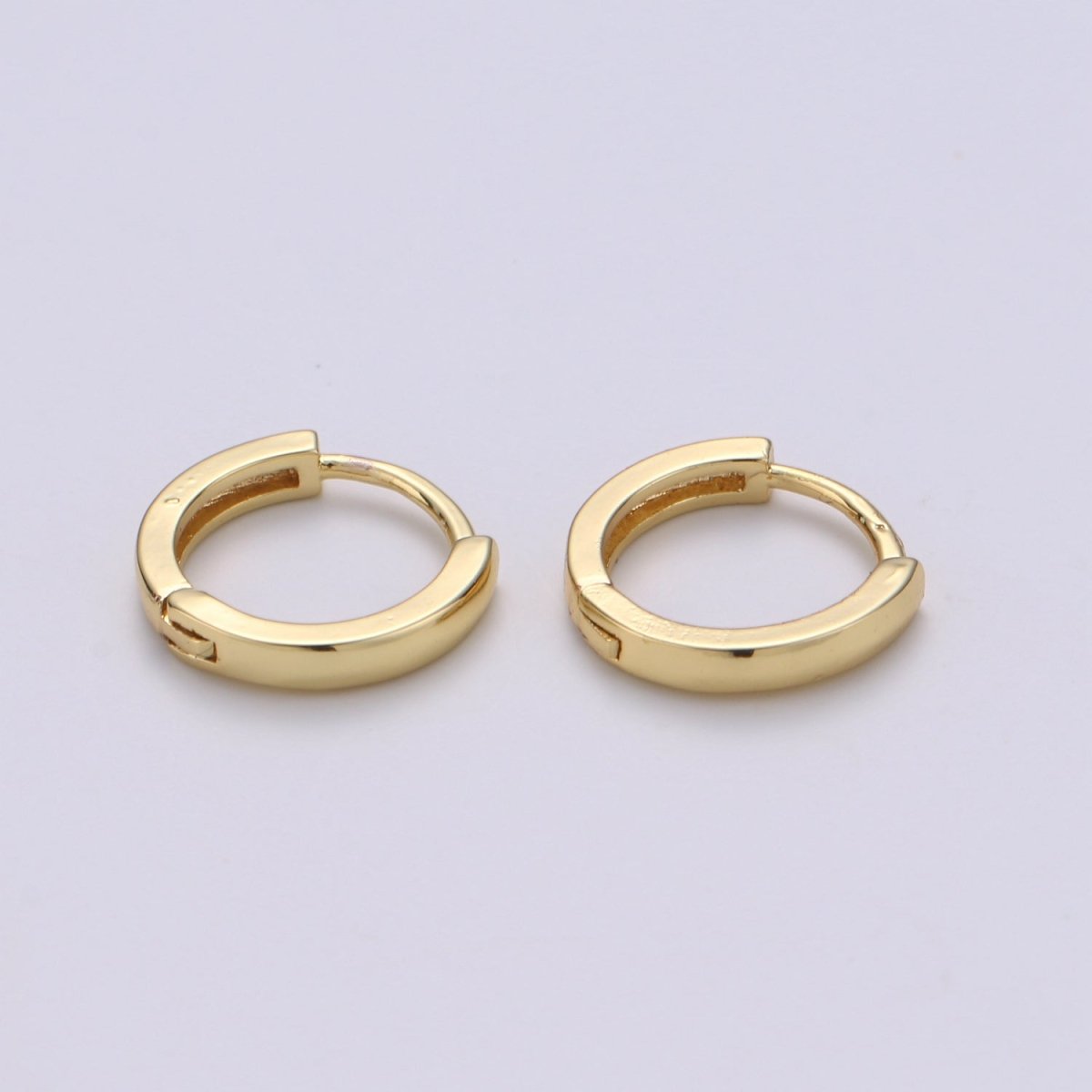 Dainty Hypoallergenic Cartilage Earrings Tiny Hoop Earrings 14K Gold plated Hoop Tiny Hoop Earrings Small Huggie Minimalist Dainty Hoops for Gift idea Q-186 Q-224 Q-494 - DLUXCA