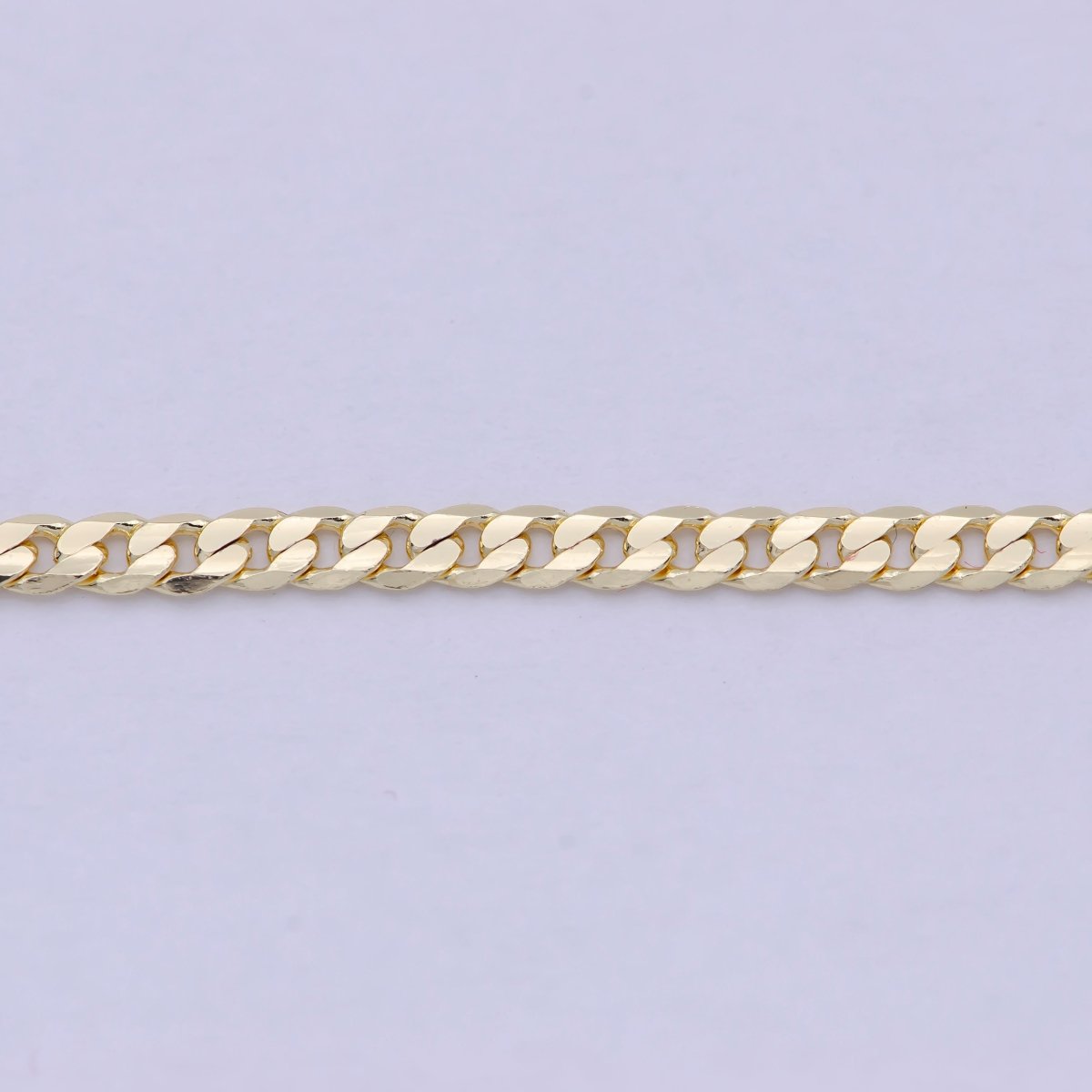 Dainty Miami Cuban Gold Curb Link Chain, 2.2mm 18K Gold plated Chain Necklace• Gold Necklace Gold plated Layer Necklace | WA-829 Clearance Pricing - DLUXCA