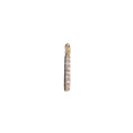 Dainty Rectangular Bar Charm, Micro Pave CZ Charm, 18K Gold plated Pendant Tiny Minimalist Chic Necklace Charm for Jewelry Making | C-385 - DLUXCA