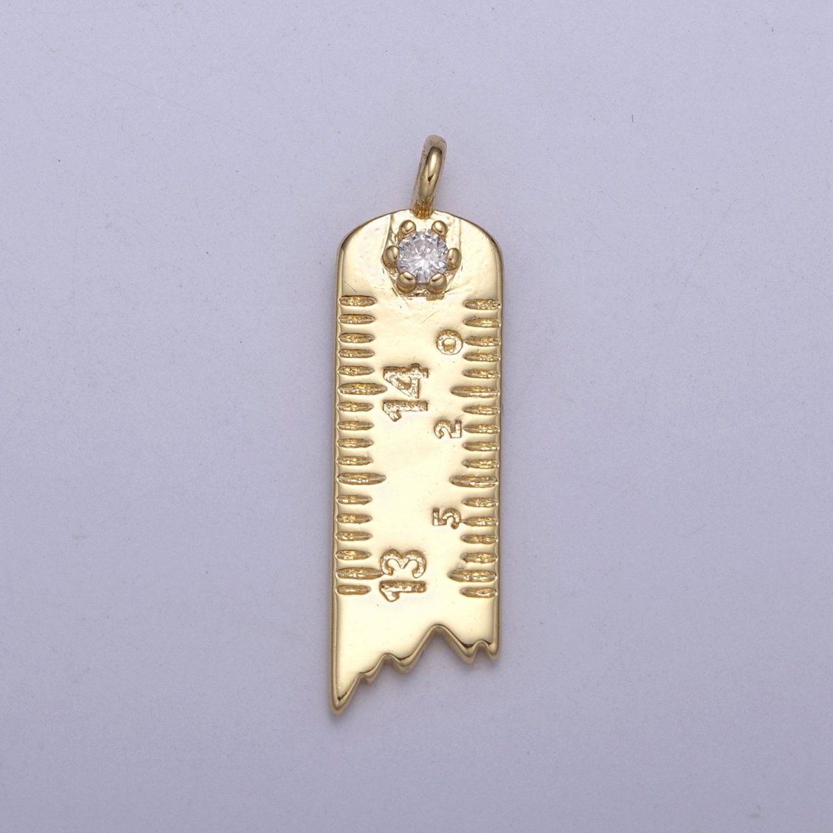 Dainty Ruler Charm Gold / Silver Ruler Pendant for Necklace Bracelet Earring Component N-369 N-370