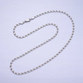 Dainty Scroll Chain - 2.5mm wide Silver Necklace Chain 19.75 inch | WA-1736 WA-1861 Clearance Pricing - DLUXCA