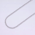 Dainty Silver Cable Chain 2.1mm Unfinished chain by Yard Unique Cable Link Chain | ROLL-1326 Clearance Pricing