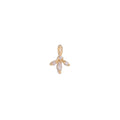 Dainty Tiny Marquise Pave CZ Small Drop Cubic Zirconia 18k Gold plated Pendant Charm for jewelry making supply C-162 - DLUXCA