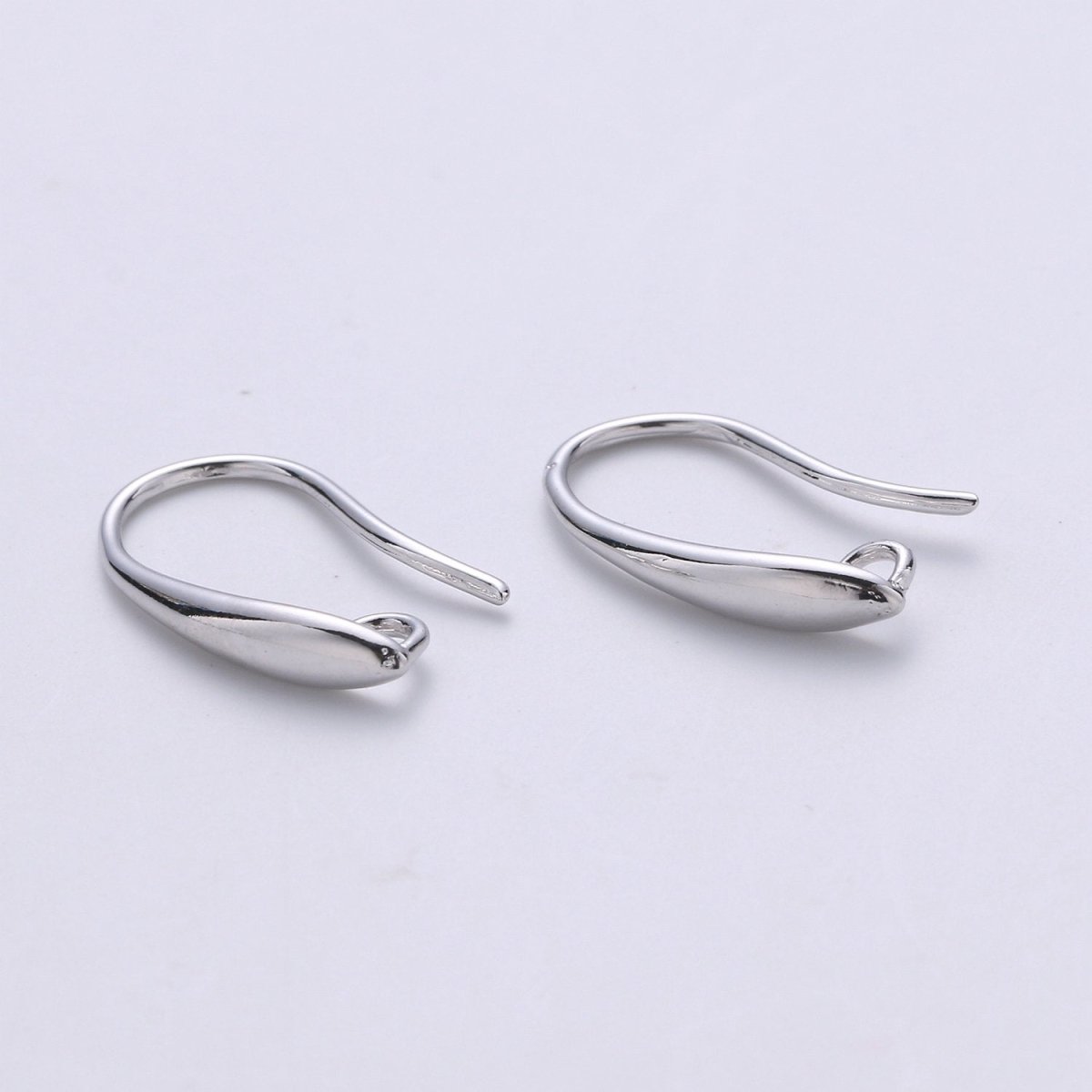 Earring hook, Nickel free Lead Free 18x11mm, 14K gold plated Earring Jewelry component, Earring component, Earring making, K-650 K-651 - DLUXCA