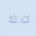 Faux Pearl Heart Stud Earrings in Gold Silver Jewelry AB - 550 - DLUXCA