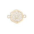 Gold plated Abstract Connector - F006 - DLUXCA