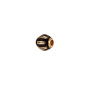 Gold plated Beads Spacer Beads, for DIY Jewelry Making European Charms Beaded Bracelet, Bead Size 10x10mm Hole 2mm B-187 - DLUXCA