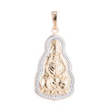 Gold plated Buddha Fu Pendants For DIY Jewelry Making H-473 - DLUXCA