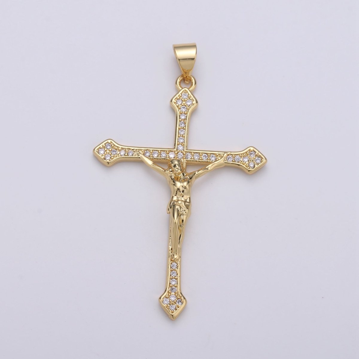 Gold plated Cross Crucifix Pendants I-879 - DLUXCA