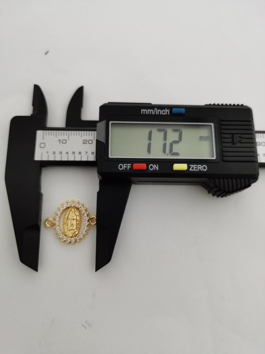 Gold plated Holy Mary Connector F-462 - DLUXCA