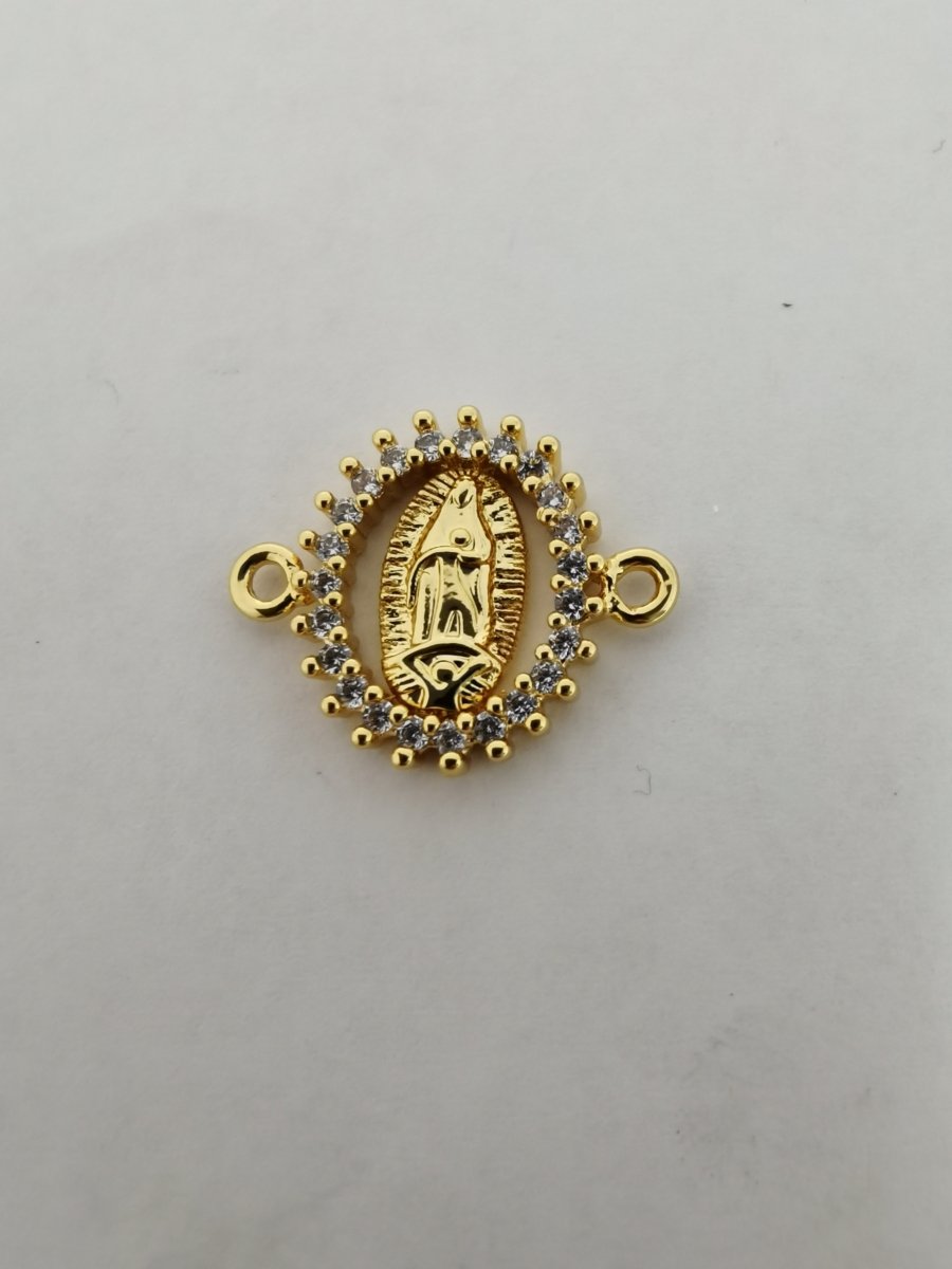 Gold plated Holy Mary Connector F-462 - DLUXCA