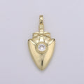 Gold plated Jewelry Display Case Pendants J-061 - DLUXCA