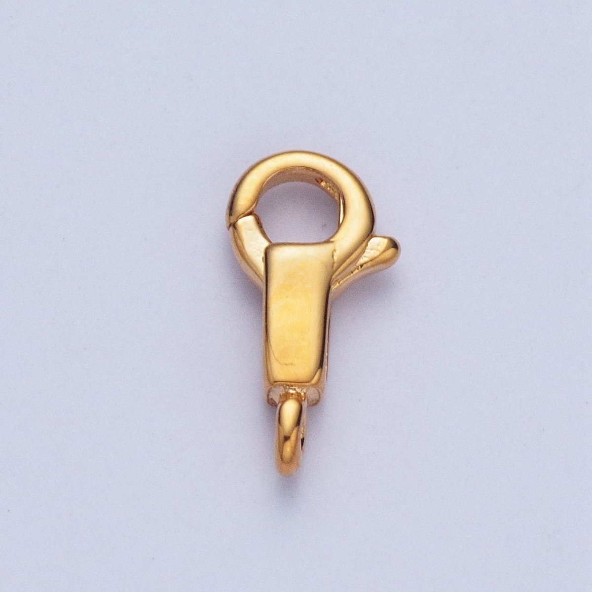 Gold plated Long Body Lobster Clasps Supply, Round Spring Ring Head with Rectangular Body Closure Jewelry Supply L-870 L-871 L-918 - DLUXCA